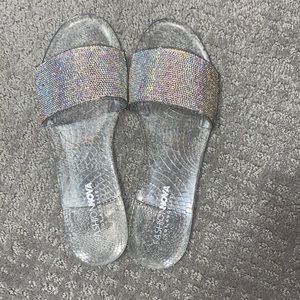 Rhinestone slippers